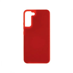 Estuche silicona rojo para Samsung S22 Plus, protección y diseño moderno.