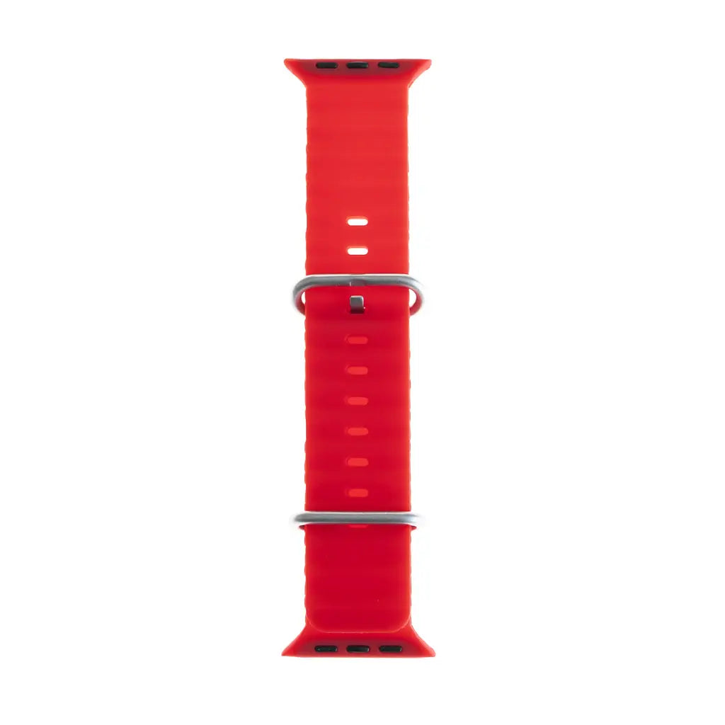 Accesorio el rey pulsera silicon ocean 42 / 44 / 49 mm rojo  Shop name