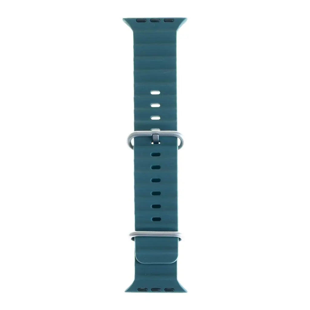 Accesorio el rey pulsera silicon ocean 42 / 44 / 49 mm verde esmeralda  Shop name