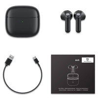 Audifonos Soundpeats Inalambrico Air3 Aptx Adaptativo Con Cancelacion De Sonido Negro - MUNDO ACCESORIOS (B2C)