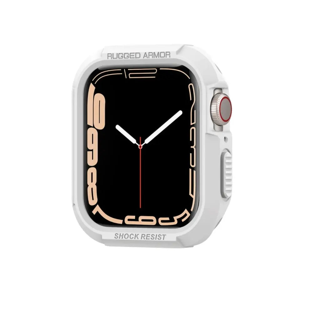 Estuche watch bumper spigen rugged armor apple 44 / 45 mm color blanco  Shop name