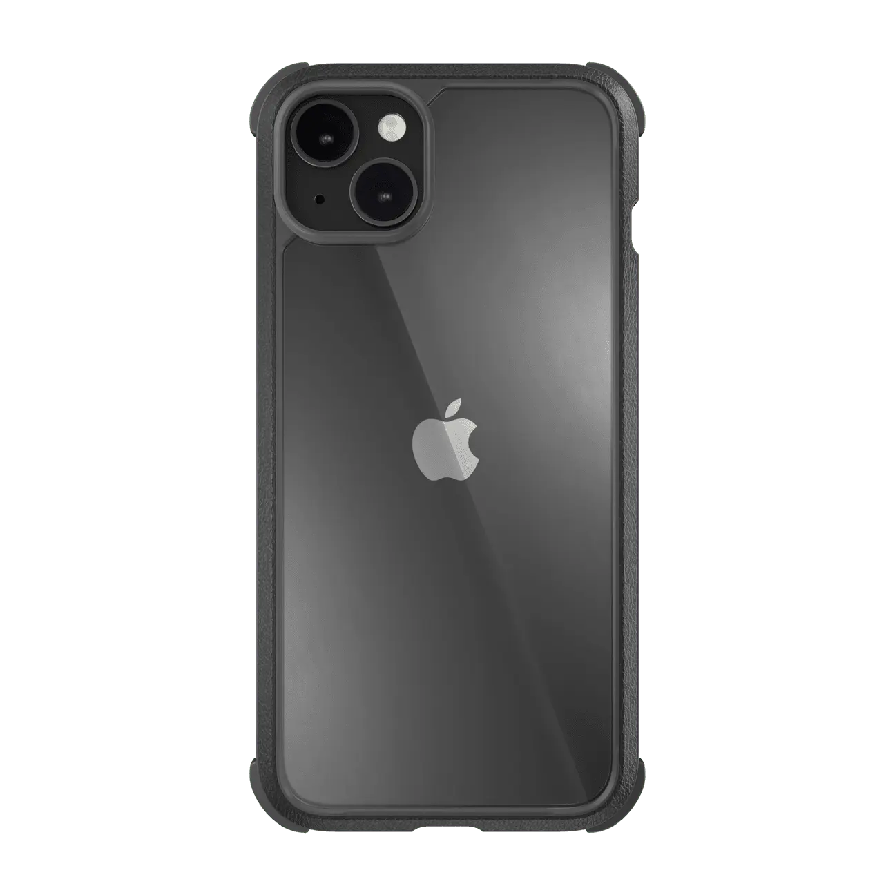 Estuche clásico Switcheasy Odyssey de cuero negro para iPhone 14 Plus, elegante y protector.