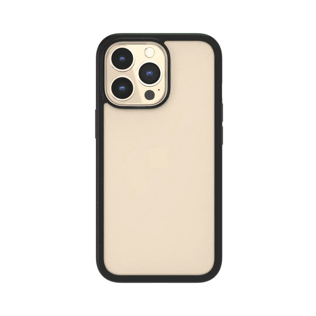 estuche protección Switcheasy Aero ultraligero a prueba de golpes para iPhone 13 Pro en color negro neblina