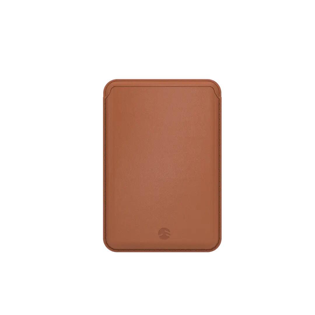 Accesorio Switcheasy Wallet MagSafe beige claro para iPhone 12/13, almacenamiento de tarjetas.