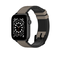 Thumbnail for Accesorio switcheasy pulsera hybrid silicon cuero apple watch 38 / 40 / 41 mm color gris