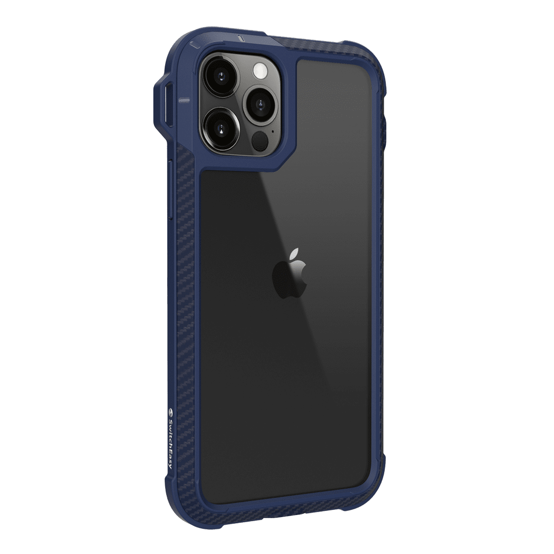 estuches clasico switcheasy explorer protective apple iphone 12 ,  iphone 12 pro color azul marino - MUNDO ACCESORIOS (B2C)