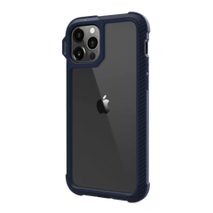 estuche clásico Switcheasy Explorer, protector para iPhone 12 Pro Max, color azul marino, diseño elegante y protección superior