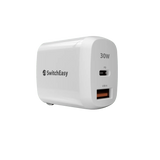 Cp switcheasy powerbuddy 30w fast charging wall charger 1usb a & 1usb c white  Shop name