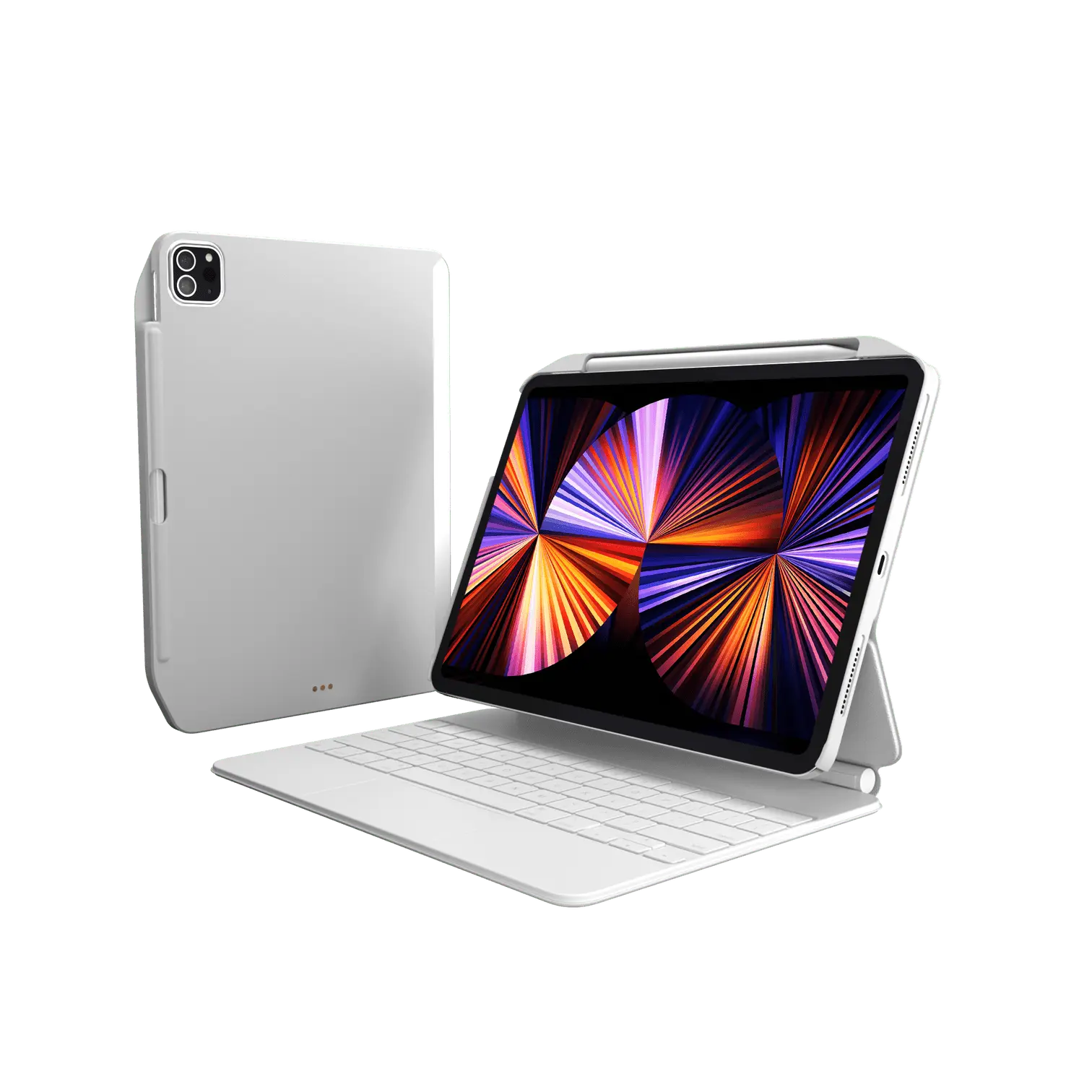 estuche clasico switcheasy cover buddy protective for 2021 ipad pro 12.9 apple ipad pro color blanco- MUNDO ACCESORIOS.