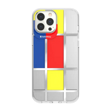 Estuche Clásico Switcheasy Artist para iPhone 13 Pro en color Mondrian.