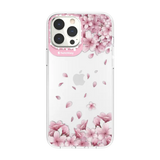 estuche clasico Switcheasy Artist para Apple iPhone 13 Pro color sakura flor de cerezo diseño elegante y protección superior