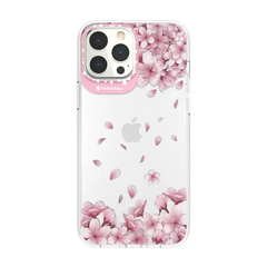 estuche clasico Switcheasy Artist para Apple iPhone 13 Pro color sakura flor de cerezo diseño elegante y protección superior