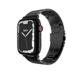 Pulsera de acero inoxidable Switcheasy negra para Apple Watch (38/40/41 mm).