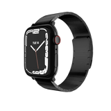 Accesorio Switcheasy pulsera maestro de acero inoxidable magnético para Apple Watch 38/40/41 mm en negro.