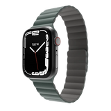 Accesorio Switcheasy pulsera magnética silicona para Apple Watch 38/40/41 mm en verde pino.