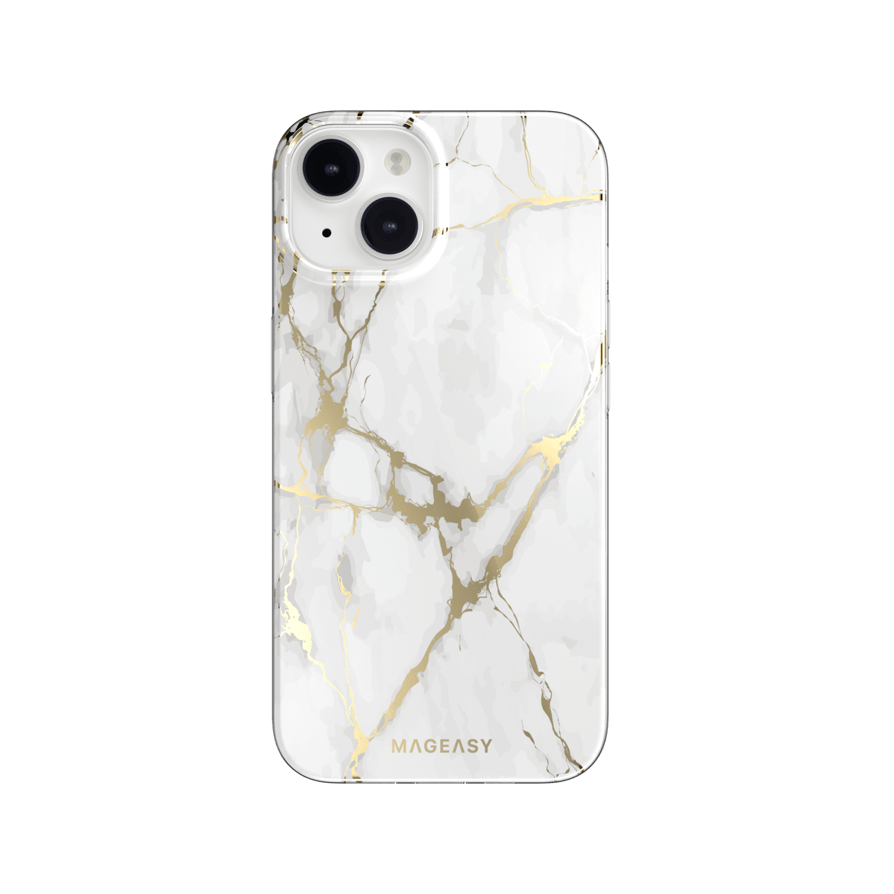 estuches clasico switcheasy marble double layer decoration apple iphone 14 color blanco - MUNDO ACCESORIOS (B2C)