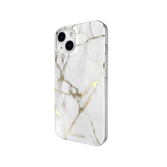 estuche clasico switcheasy marble double layer decoration apple iphone 14 color blanco  Shop name