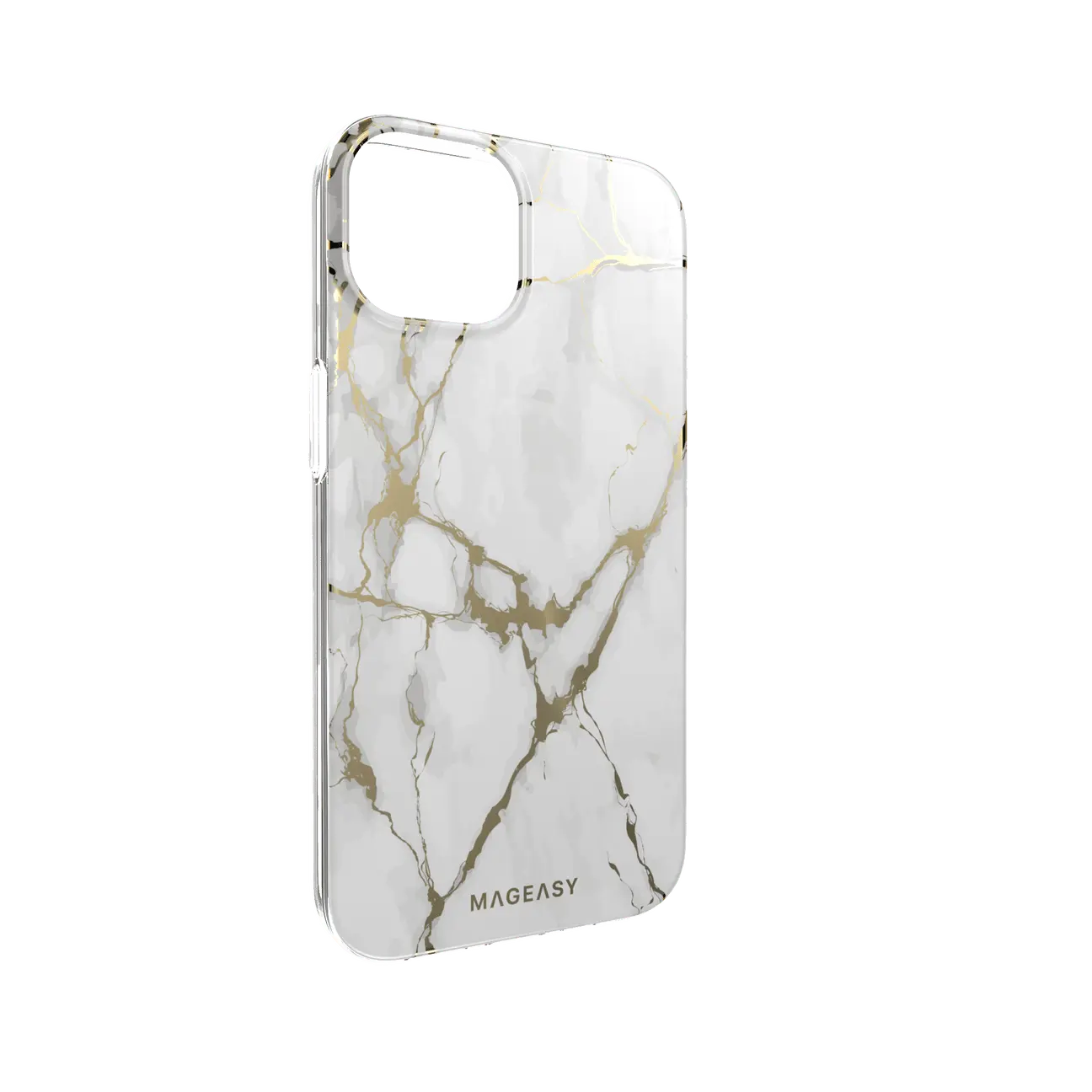 estuche clasico switcheasy marble double layer decoration apple iphone 14 color blanco  Shop name