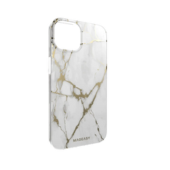 estuche clasico switcheasy marble double layer decoration apple iphone 14 color blanco  Shop name