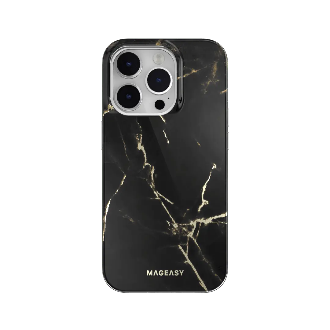 Estuche clasico switcheasy marble apple iphone 14 pro color negro  Shop name