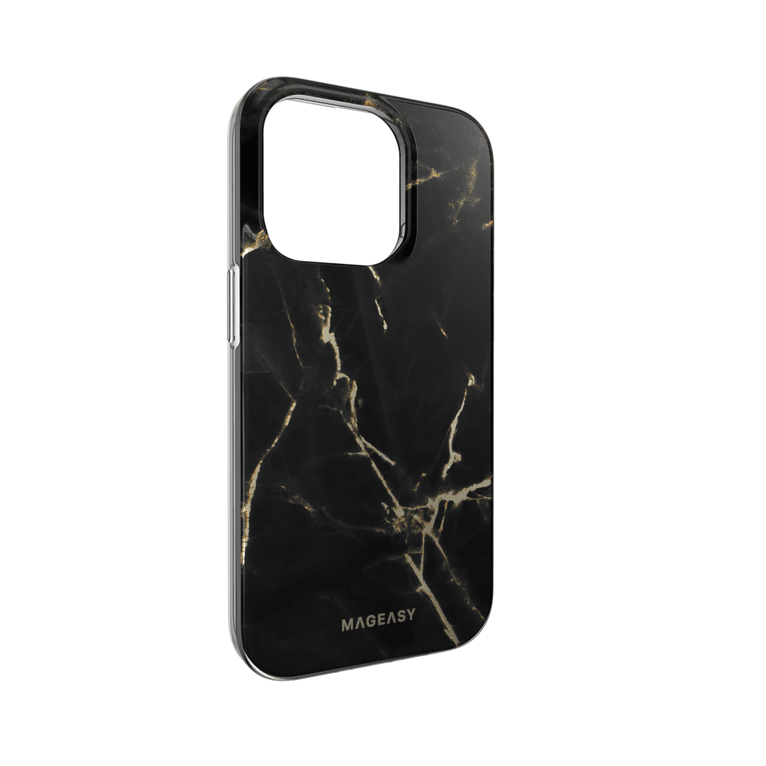 Estuches Clasico Switcheasy Marble Apple Iphone 14 Pro Color Negro - MUNDO ACCESORIOS (B2C)