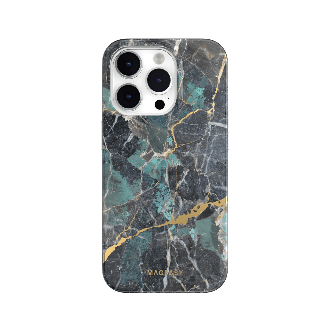 estuches clasico switcheasy marble apple iphone 14 pro color azul