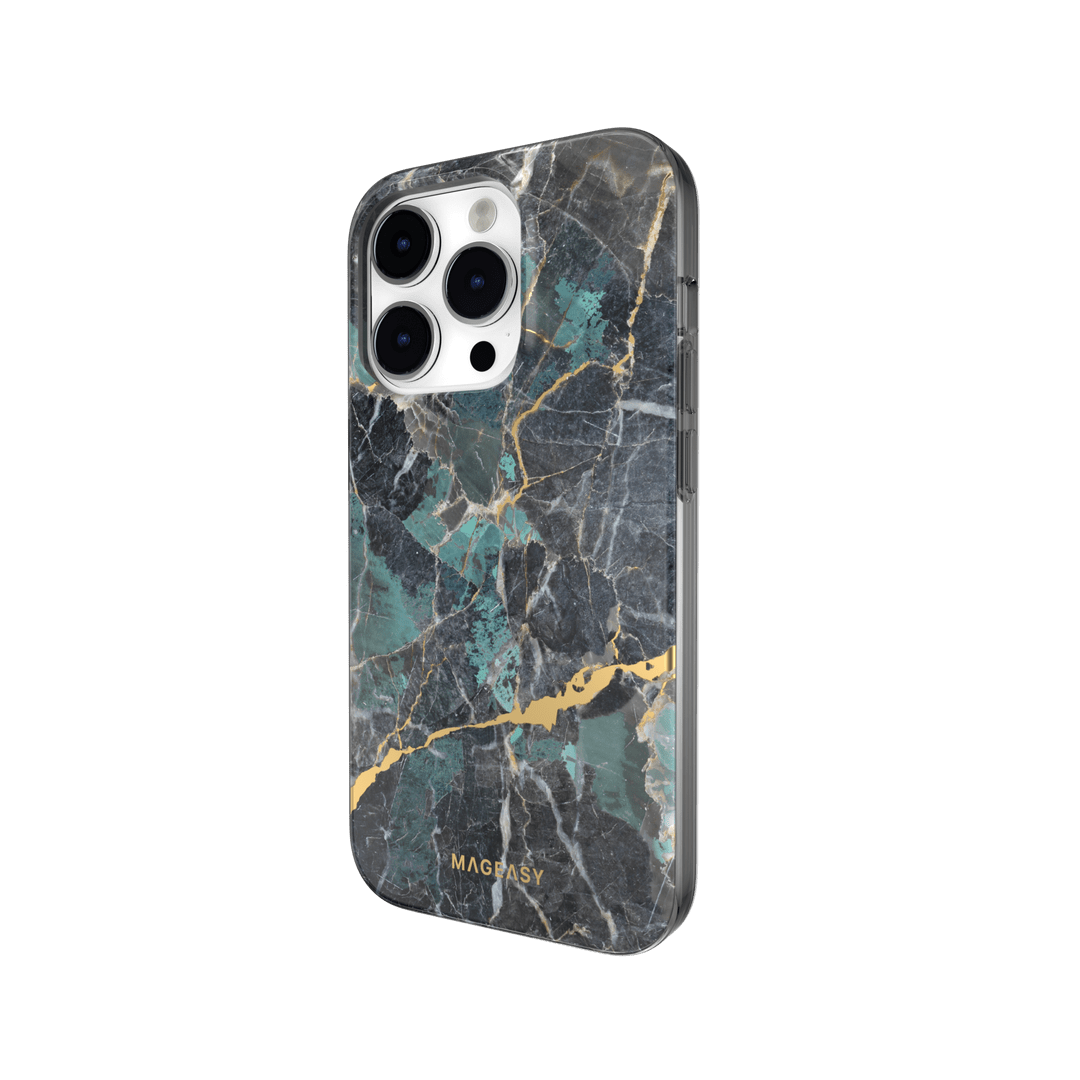 estuches clasico switcheasy marble apple iphone 14 pro color azul - MUNDO ACCESORIOS (B2C)