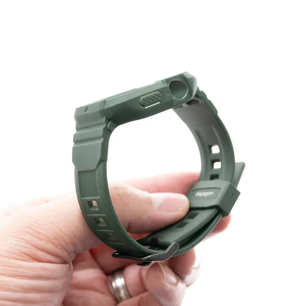 Estuche spigen rugged armor pro (bumper y pulsera) 40 mm 41 mm color verde musgo  Shop name