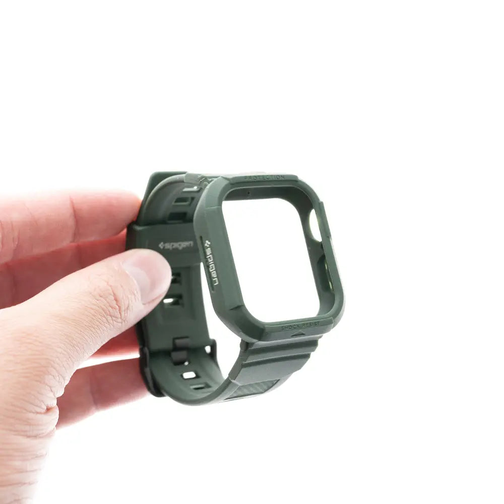 Estuche spigen rugged armor pro (bumper y pulsera) 40 mm 41 mm color verde musgo  Shop name