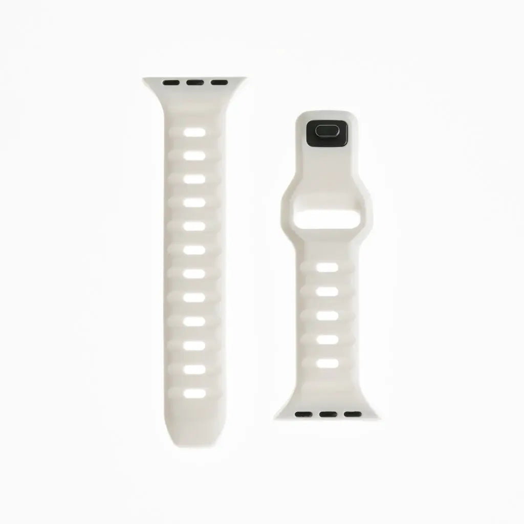 Estuche SPI genérico sport strap blanco para pulseras 38 mm, 40 mm, 41 mm, diseño elegante y duradero.