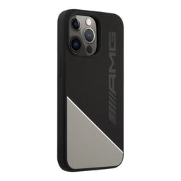 Estuche Amg Hc Silicone Two Tones White Line Grey Iphone 13 Pro Max Color Blanco - MUNDO ACCESORIOS