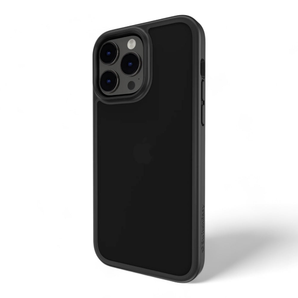 Estuche switcheasy aero + iphone 14 pro max aero+ ultra-light shockproof case misty black color negro