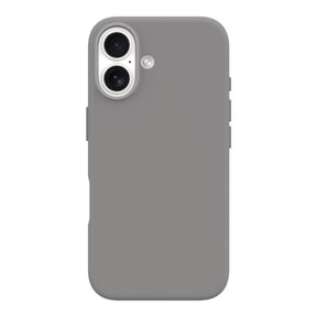 Estuche devia skin iphone 16 nature series silicone magnetic case color gris oscuro